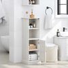 vidaXL Ντουλάπι Μπάνιου VIGO Λευκό 37 x 34 x 110 εκ Μασίφ ξύλο πεύκου