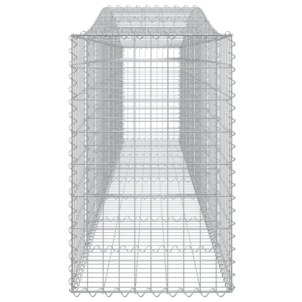 vidaXL Συρματοκιβώτια Τοξωτά 25 τεμ. 400x50x80/100 εκ. Γαλβαν. Ατσάλι