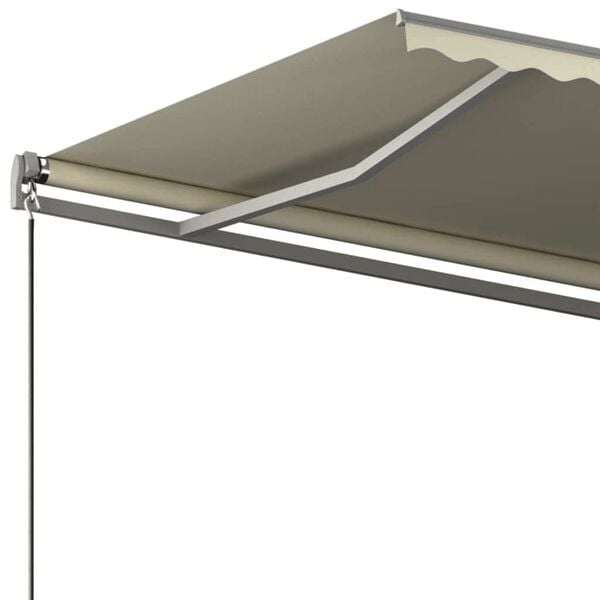 vidaXL Τέντα Αυτόματη Ανεξάρτητη Κρεμ 450x350 εκ.