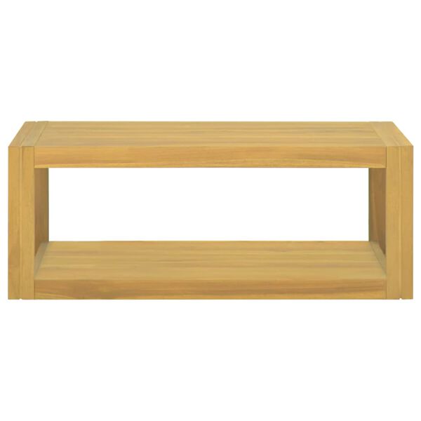 vidaXL Έπιπλο Μπάνιου Επιτοίχιο 90x45x35 εκ. από Μασίφ Ξύλο Teak