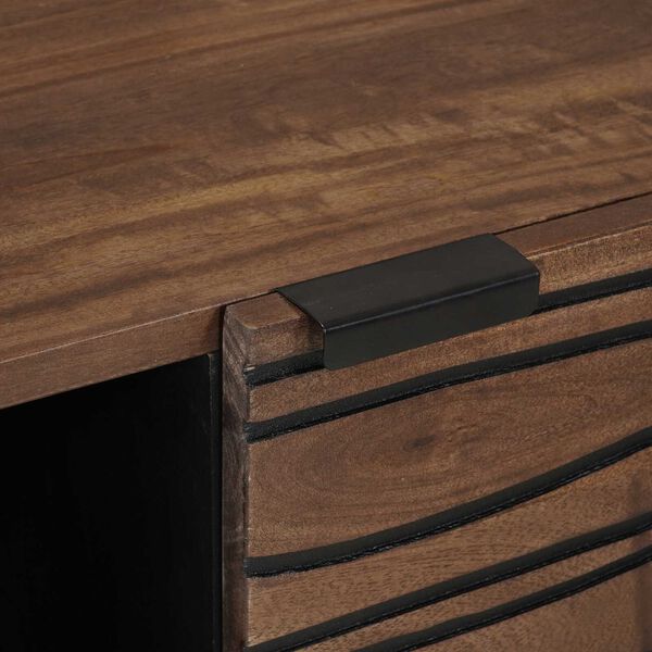 vidaXL Βιτρίνα 80x33.5x75 εκ. Συμπαγές ξύλο μάνγκο