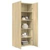 vidaXL Ντουλάπι Sonoma Δρυς 80x42,5x185 εκ. από Επεξεργασμένο Ξύλο