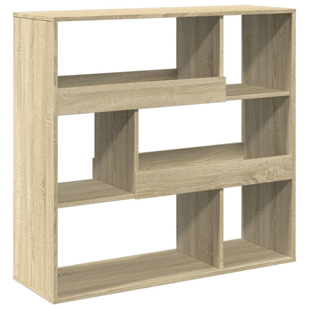 vidaXL Βιβλιοθήκη/Διαχωριστικό Χώρου Δρυς 100x33x94,5 εκ. Επεξ. Ξύλο