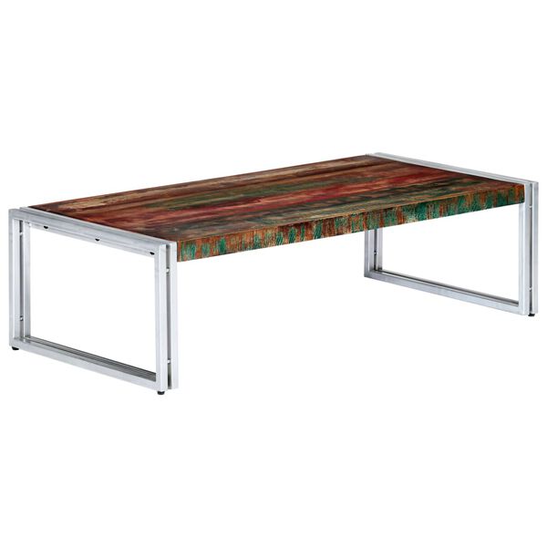 vidaXL Τραπεζάκι Σαλονιού 120 x 60 x 35 εκ. Μασίφ Ανακυκλωμένο Ξύλο