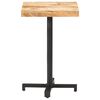 vidaXL Τραπέζι Bistro Τετράγωνο 50x50x75 εκ. Ακατέργαστο Ξύλο Μάνγκο