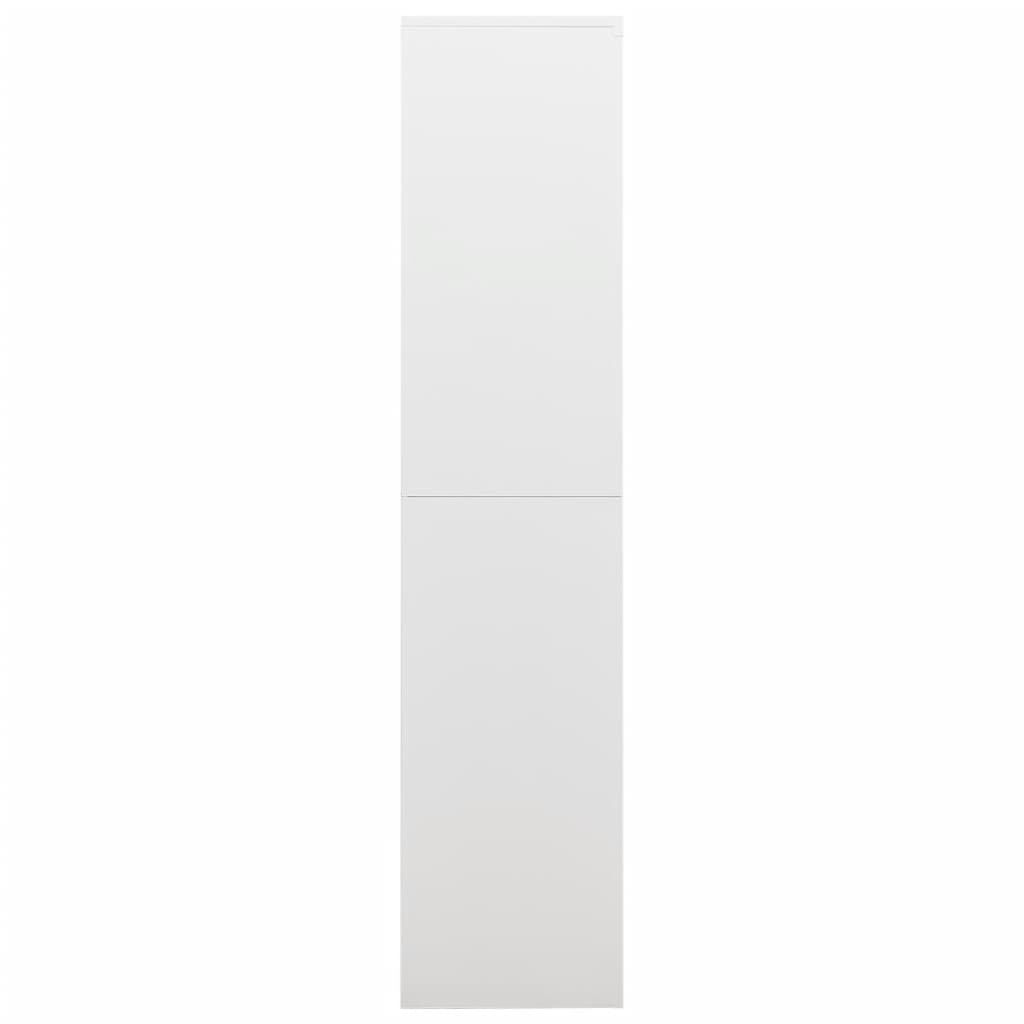 vidaXL Φοριαμός Λευκός 90 x 40 x 180 εκ. Ατσάλινος
