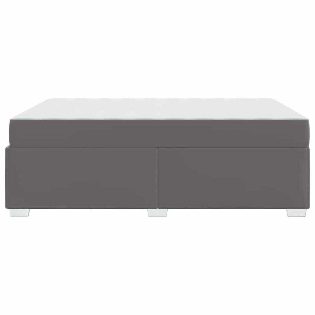 vidaXL Σκελετός Κρεβατιού Άλλο Γκρι 140 x 200 cm Τεχνητό δέρμα