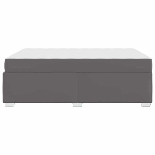 vidaXL Σκελετός Κρεβατιού Άλλο Γκρι 140 x 200 cm Τεχνητό δέρμα