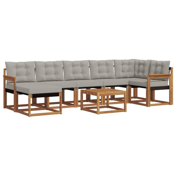 vidaXL &Sigma;&epsilon;&iota;&rho;ά &Kappa;&alpha;&nu;&alpha;&pi;έ &Epsilon;&xi;&omega;&tau;&epsilon;&rho;&iota;&kappa;&omicron;ύ 8 pcs &Phi;&upsilon;&sigma;&iota;&kappa;ό &kappa;&alpha;&iota; &Alpha;&nu;&omicron;&iota;&chi;&tau;ό &Gamma;&kappa;&rho;&iota;