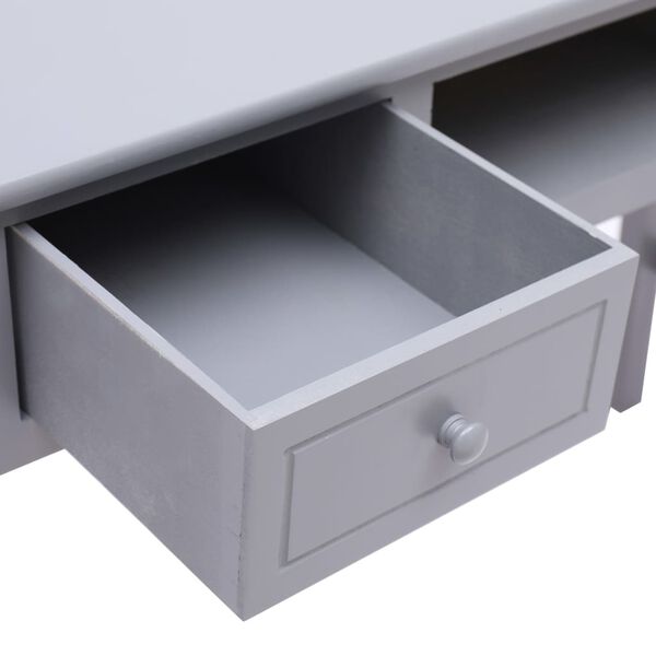 vidaXL Γραφείο Γκρι 110 x 45 x 76 εκ. Ξύλινο