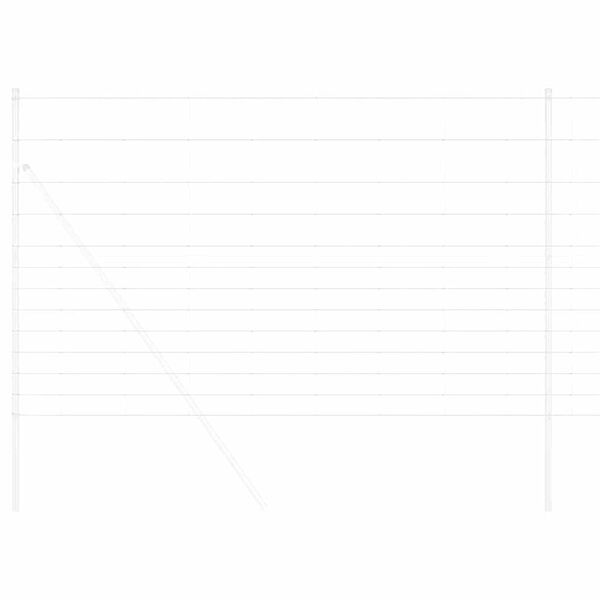 vidaXL Περίφραξη αγρού Ασημί 50 x 1,5 m Γαλβανισμένος χάλυβας