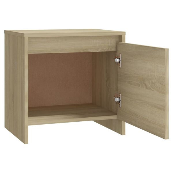vidaXL Κομοδίνο Sonoma Δρυς 45x34x44,5 εκ. από Επεξεργασμένο Ξύλο