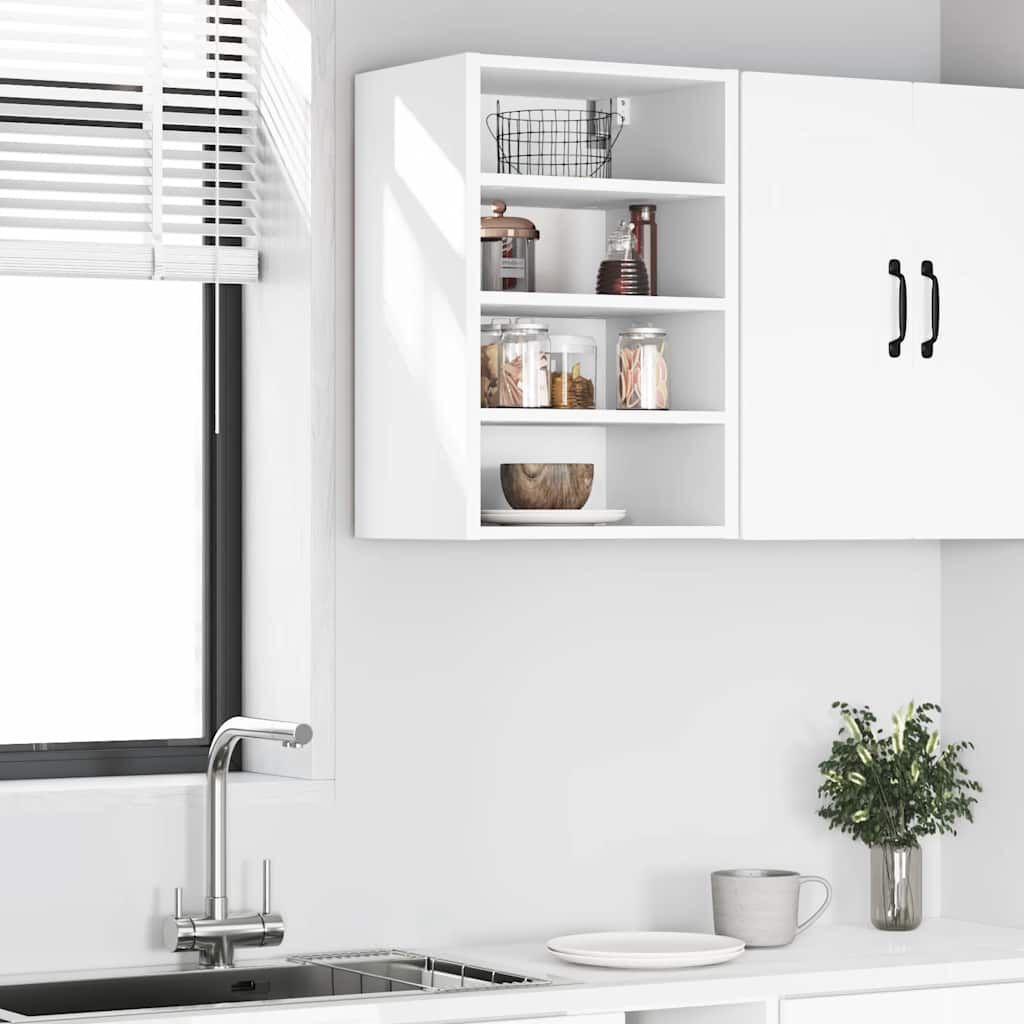 vidaXL κρεμαστό ντουλάπι Riga λευκό 40x29,5x60 cm