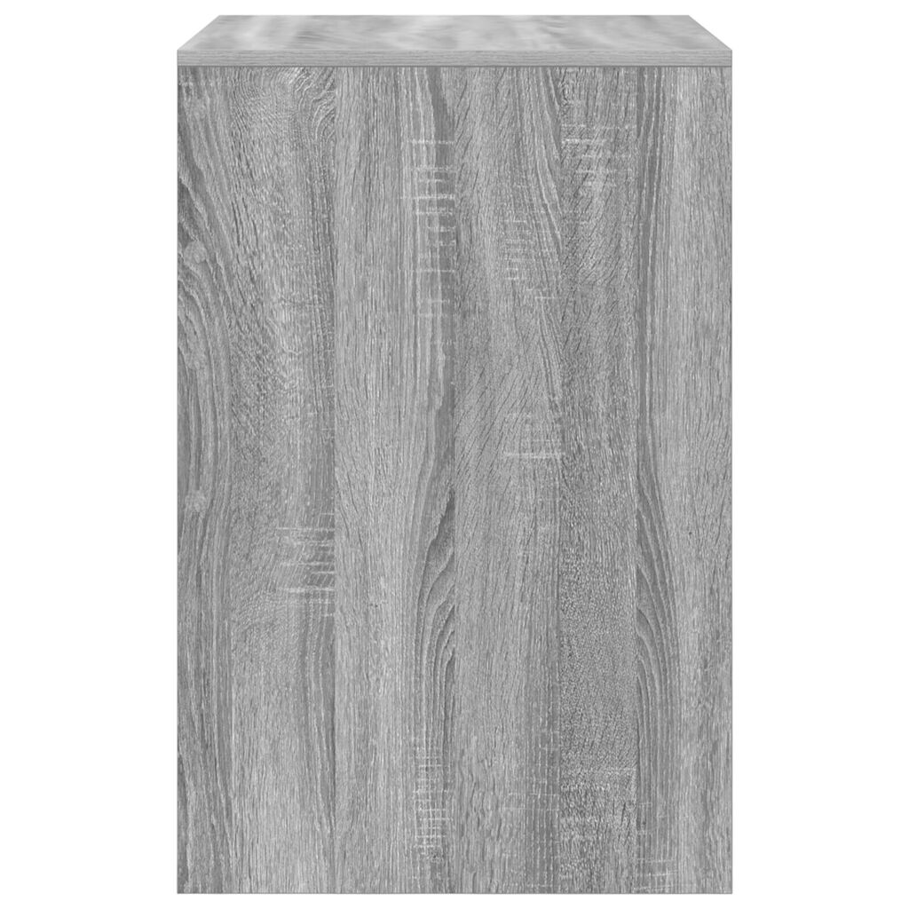 vidaXL Γραφείο γραφής Γκρι sonoma Μοριοσανίδα 60 x 50 x 76 εκ Απλό