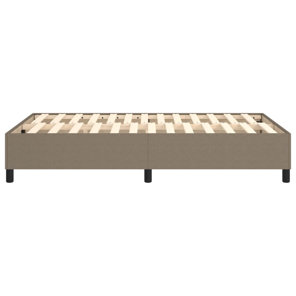 vidaXL Σκελετός Κρεβατιού Χωρίς Στρώμα Taupe 120x200 εκ. Υφασμάτινο