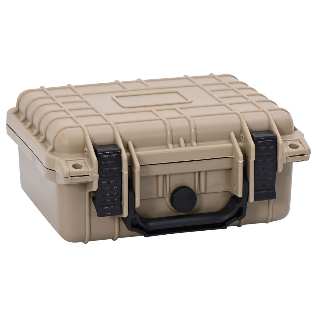 vidaXL Προστατευτική Σκληρή Θήκη Άμμος 27x24,5x12,5 εκ