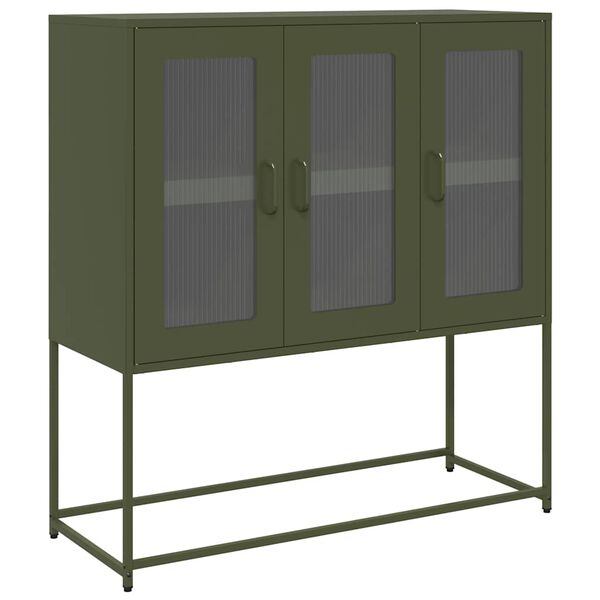 vidaXL Ντουλάπι Λαδί 100,5x39x107 εκ. από Χάλυβα Ψυχρής Έλασης