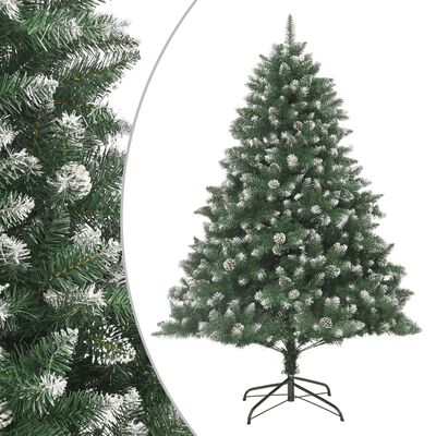 vidaXL Χριστουγεννιάτικο Δέντρο Τεχνητό Βάση 240 εκ. PVC