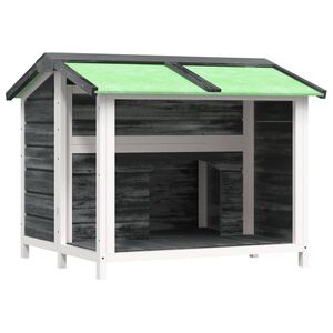 vidaXL &Sigma;&pi;ί&tau;&iota; &Sigma;&kappa;ύ&lambda;&omicron;&upsilon; &Gamma;&kappa;&rho;&iota; 96 x 87 x 80,5 &epsilon;&kappa;. &alpha;&pi;ό &Mu;&alpha;&sigma;ί&phi; &Xi;ύ&lambda;&omicron; &Pi;&epsilon;ύ&kappa;&omicron;&upsilon;