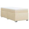 vidaXL &Kappa;&rho;&epsilon;&beta;ά&tau;&iota; Boxspring &mu;&epsilon; &Sigma;&tau;&rho;ώ&mu;&alpha; &Kappa;&rho;&epsilon;&mu; 100 x 200 &epsilon;&kappa;. &Upsilon;&phi;&alpha;&sigma;&mu;ά&tau;&iota;&nu;&omicron;