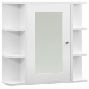 vidaXL &Kappa;&alpha;&theta;&rho;έ&phi;&tau;&eta;&sigmaf; &Mu;&pi;ά&nu;&iota;&omicron;&upsilon; &mu;&epsilon; &Nu;&tau;&omicron;&upsilon;&lambda;ά&pi;&iota; &Lambda;&epsilon;&upsilon;&kappa;ό 66 x 17 x 63 &epsilon;&kappa;. &alpha;&pi;ό MDF