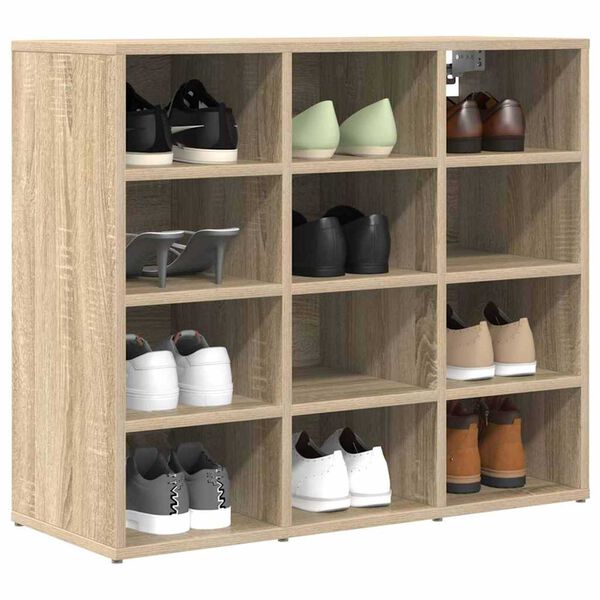 vidaXL Ντουλάπα Παπουτσιών με ράφι Sonoma Δρυς 77.5 x 30 x 67 εκ.