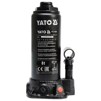 YATO Γρύλος Μπουκάλας Υδραυλικός 8 Τόνων YT-17003