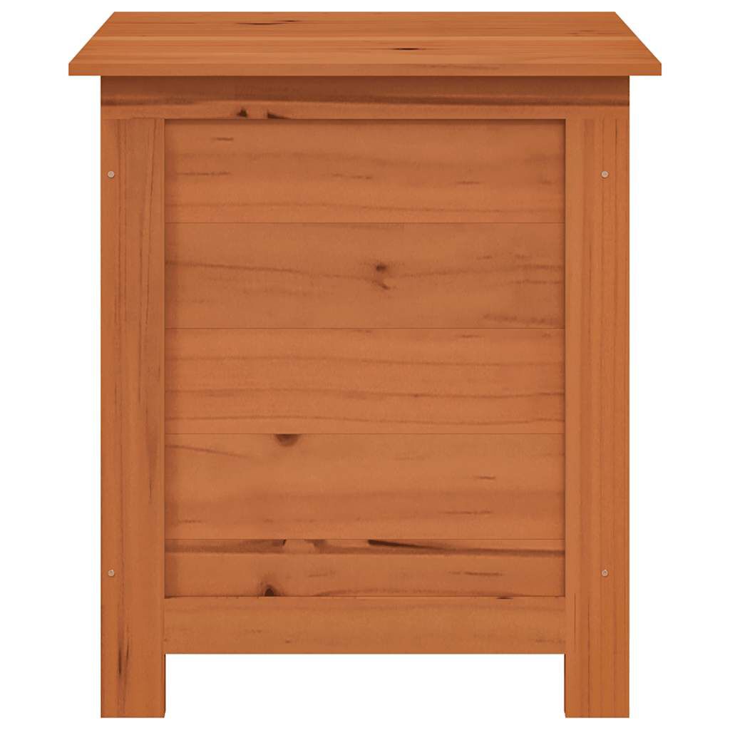 vidaXL Κουτί Μαξιλαριών Εξ. Χώρου Καφέ 50x50x56 εκ. Μασίφ Ξύλο Ελάτης