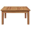vidaXL Τραπέζι Κήπου Καφέ Μασίφ ξύλο teak