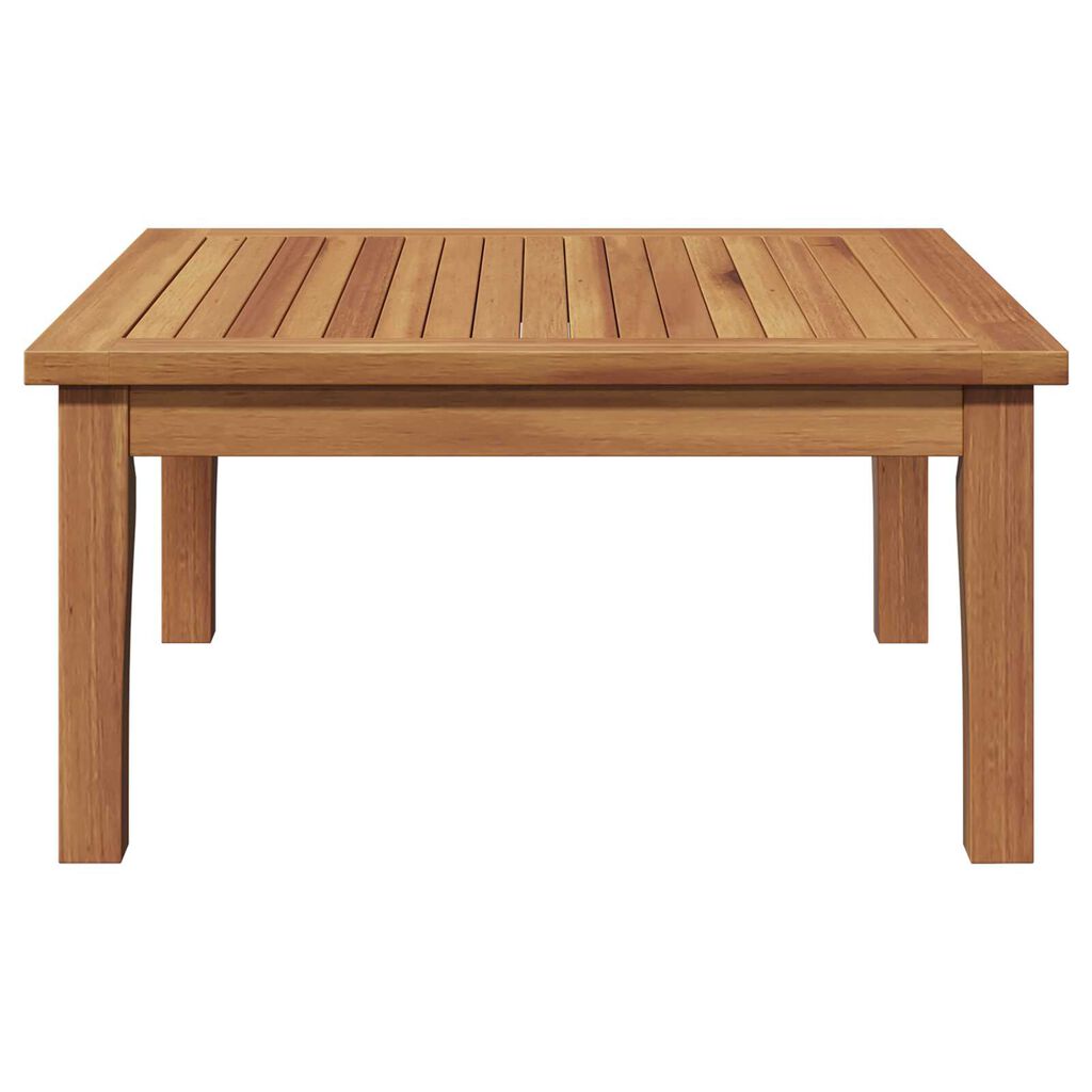 vidaXL Τραπέζι Κήπου Καφέ Μασίφ ξύλο teak