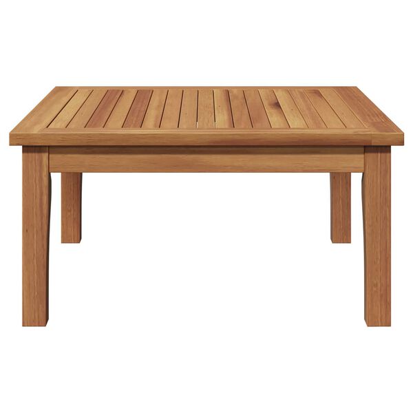 vidaXL Τραπέζι Κήπου Καφέ Μασίφ ξύλο teak