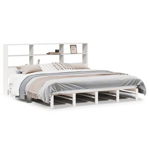 vidaXL &Kappa;&rho;&epsilon;&beta;ά&tau;&iota; &Beta;&iota;&beta;&lambda;&iota;&omicron;&theta;ή&kappa;&eta; &Chi;&omega;&rho;ί&sigmaf; &Sigma;&tau;&rho;ώ&mu;&alpha; &Lambda;&epsilon;&upsilon;&kappa;ό 180x200 &epsilon;&kappa; &Mu;&alpha;&sigma;ί&phi; &Xi;ύ&lambda;&omicron;