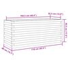 vidaXL Ζαρντινιέρα Κήπου 110x40x45,5 εκ. από Εμποτισμένο Ξύλο Πεύκου