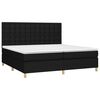 vidaXL &Kappa;&rho;&epsilon;&beta;ά&tau;&iota; Boxspring &mu;&epsilon; &Sigma;&tau;&rho;ώ&mu;&alpha; & LED &Mu;&alpha;ύ&rho;&omicron; 200x200 &epsilon;&kappa;. &Upsilon;&phi;&alpha;&sigma;&mu;ά&tau;&iota;&nu;&omicron;