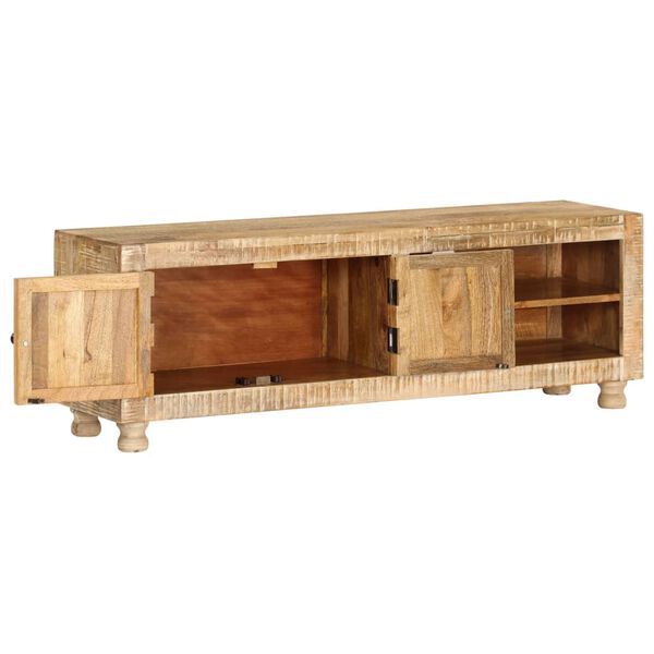 vidaXL Έπιπλο Τηλεόρασης 118 x 30 x 40 εκ. από Ακατέργαστο Ξύλο Μάνγκο