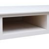 vidaXL Γραφείο Λευκό 108 x 45 x 76 εκ. από Μασίφ Ξύλο Παυλώνιας
