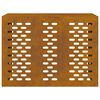 vidaXL Κάλυμμα κλιματιστικού Σκ rusty 110 x 50 x 80 cm