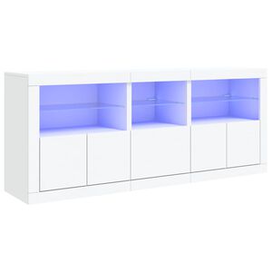 vidaXL &Mu;&pi;&omicron;&upsilon;&phi;έ&sigmaf; &mu;&epsilon; &Phi;ώ&tau;&alpha; LED &Lambda;&epsilon;&upsilon;&kappa;ό&sigmaf; 162 x 37 x 67 &epsilon;&kappa;.