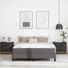 vidaXL Κρεβάτι με στρώμα Γκρι 140 x 200 cm Τεχνητό δέρμα