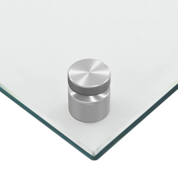 vidaXL Πλάτη Κουζίνας Διαφανής 90 x 60 εκ. από Ψημένο Γυαλί