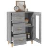 vidaXL Ντουλάπι Γκρι Sonoma 69,5 x 34 x 90 εκ. από Επεξεργασμένο Ξύλο