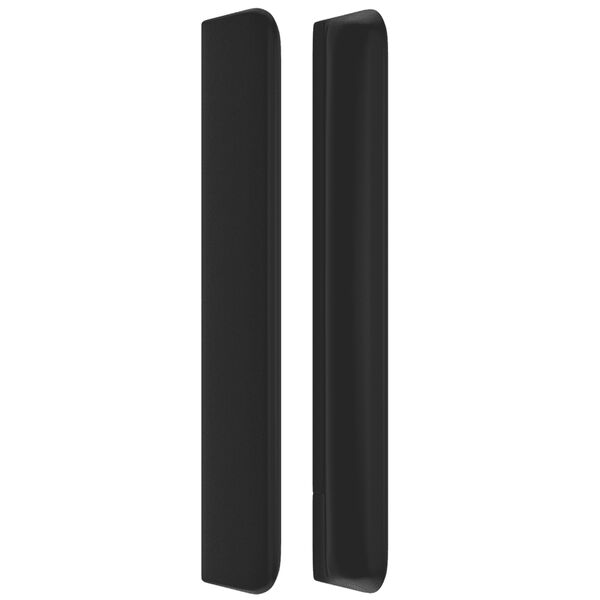 vidaXL Κρεβάτι Boxspring με Στρώμα Μαύρο 140x200εκ.από Συνθετικό Δέρμα