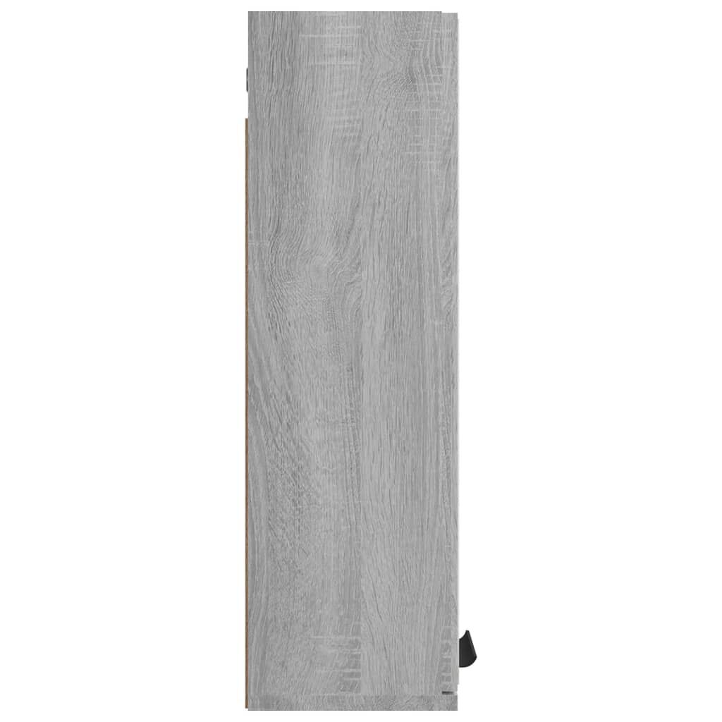 vidaXL Ντουλάπι Μπάνιου με Καθρέφτη Γκρι sonoma 64 x 20 x 67 εκ.