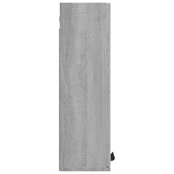 vidaXL Ντουλάπι Μπάνιου με Καθρέφτη Γκρι sonoma 64 x 20 x 67 εκ.