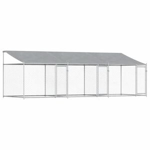 vidaXL &Kappa;&lambda;&omicron;&upsilon;&beta;ί &Sigma;&kappa;ύ&lambda;&omicron;&upsilon; &mu;&epsilon; &Omicron;&rho;&omicron;&phi;ή &kappa;&alpha;&iota; &Pi;ό&rho;&tau;&epsilon;&sigmaf; &Gamma;&kappa;&rho;&iota; 6x2x2 &mu;. &Gamma;&alpha;&lambda;&beta;. &Chi;ά&lambda;&upsilon;&beta;&alpha;&sigmaf;
