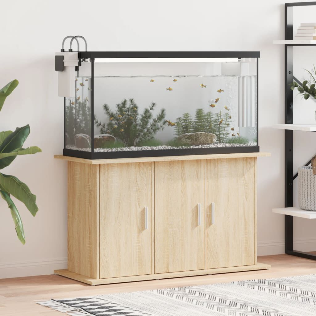 vidaXL Βάση Ενυδρείου Sonoma Δρυς 101x41x58 εκ. από Επεξεργασμένο Ξύλο