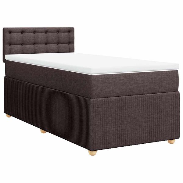 vidaXL &Kappa;&rho;&epsilon;&beta;ά&tau;&iota; Boxspring &mu;&epsilon; &Sigma;&tau;&rho;ώ&mu;&alpha; &Sigma;&kappa;&omicron;ύ&rho;&omicron; &Kappa;&alpha;&phi;έ 90x200 &epsilon;&kappa;. &Upsilon;&phi;&alpha;&sigma;&mu;ά&tau;&iota;&nu;&omicron;