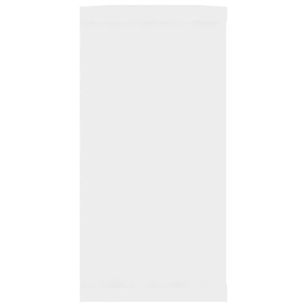 vidaXL Ράφια Κύβοι Τοίχου 2 τεμ. Λευκά 100 x 15 x 30 εκ. Επεξ. Ξύλο