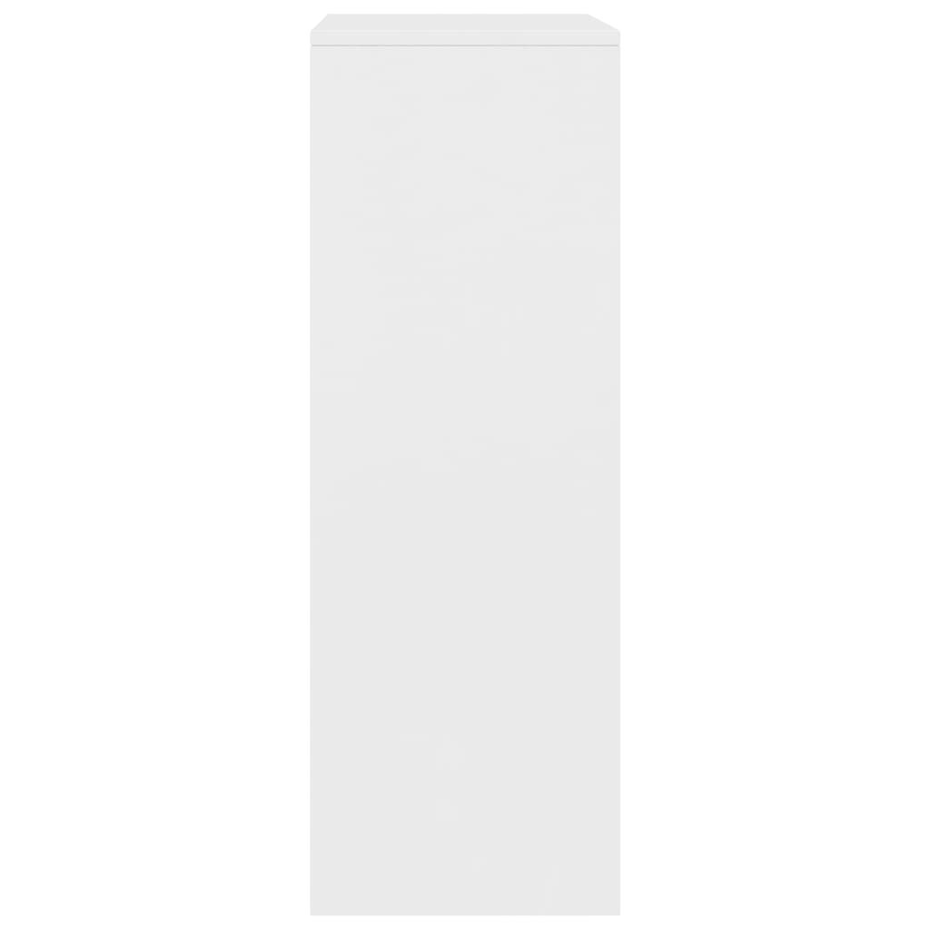 vidaXL Συρταριέρα με 6 Συρτάρια Λευκή 50 x 34 x 96 εκ. από Επεξ. Ξύλο