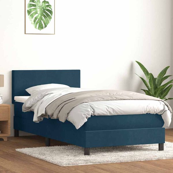 vidaXL &Kappa;&rho;&epsilon;&beta;ά&tau;&iota; Boxspring &mu;&epsilon; &Sigma;&tau;&rho;ώ&mu;&alpha; &Sigma;&kappa;&omicron;ύ&rho;&omicron; &Mu;&pi;&lambda;&epsilon; 90x220 &epsilon;&kappa;. &Beta;&epsilon;&lambda;&omicron;ύ&delta;&iota;&nu;&omicron;